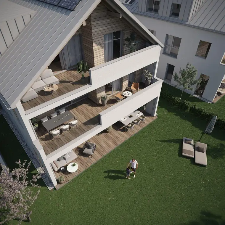 Modernes Wohnen im Dachgeschoss: 4-Zimmer-Wohnung mit Balkon &amp; Kellerabteil