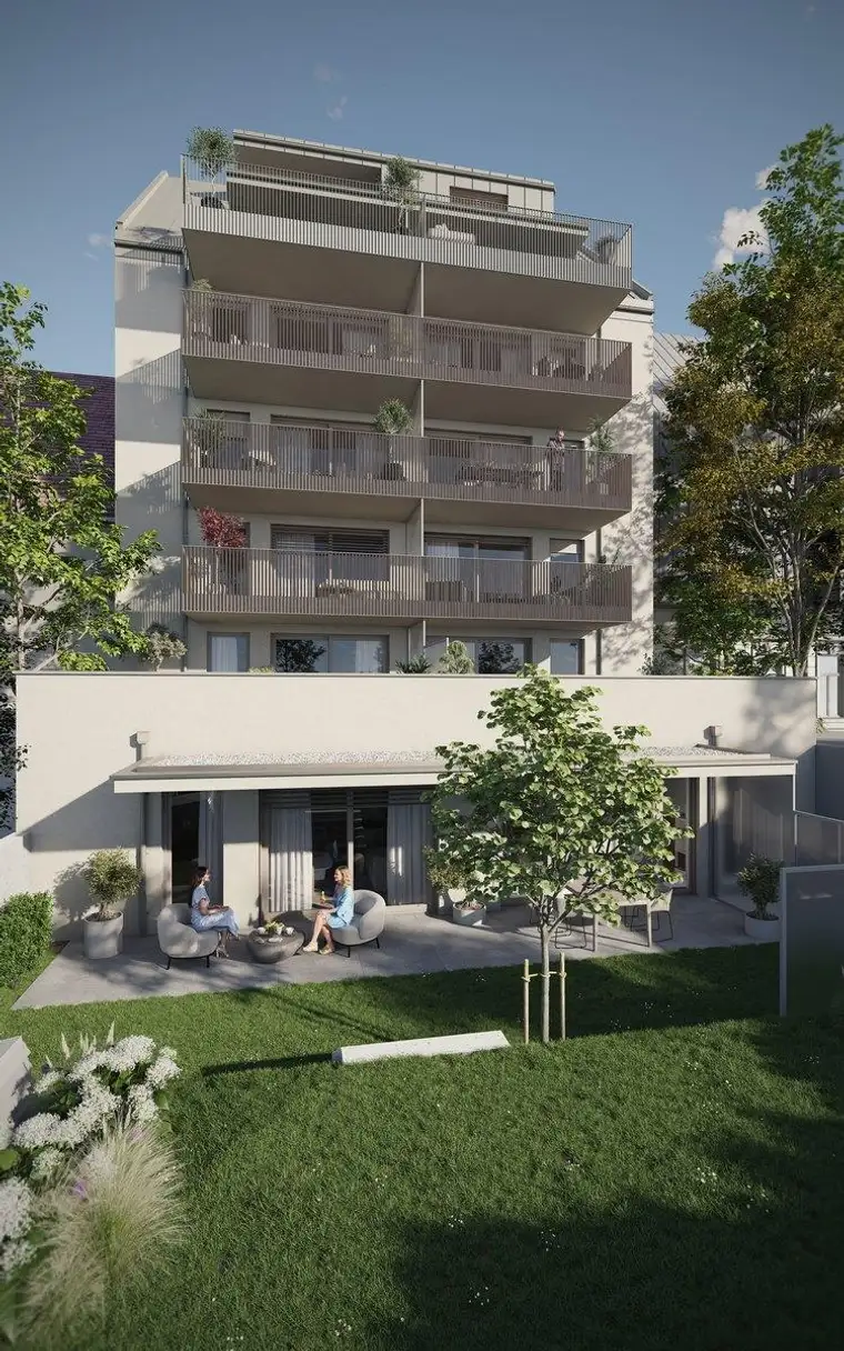 Ruheoase in Urfahr – Gartenwohnung mit Blick in den ruhigen Innenhof - Baubeginn erfolgt!