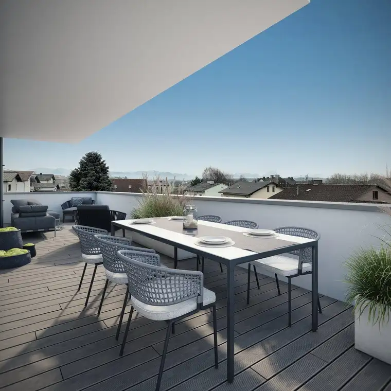 Sattledt | Hauptstraße - Neubau mit Tiefgarage, Lift, Dachterrasse und PV-Anlage - werthaltige Ziegelmassivbauweise - jetzt informieren!