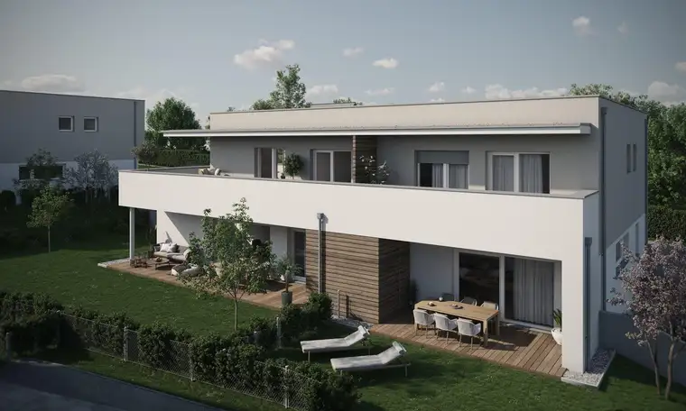 Wohnen auf zwei Ebenen: Maisonette-Eigentumswohnung mit Terrasse und Balkon in Niederneukirchen