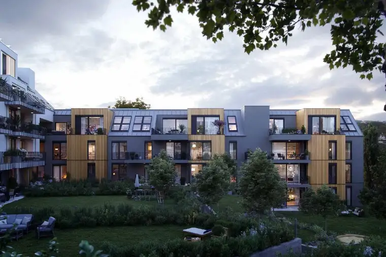 STOCK IM WEG - Dachgeschoss Eigentums-Apartment mit Terrasse und Wienblick 