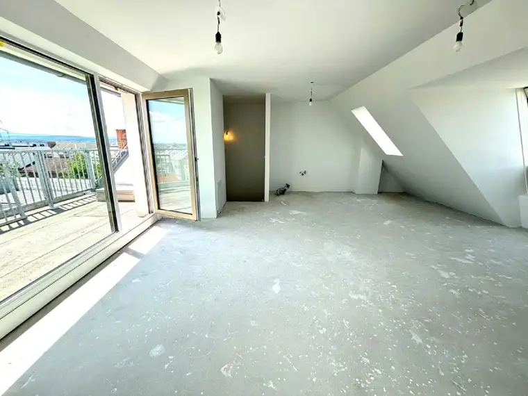 Wohnen mit Aussicht: Maisonette mit Terrasse &amp; Blick zur Gloriette - Fertigstellung nach Wunsch!