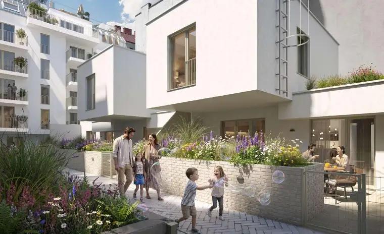 NEUBAU KRANZGASSE 24 | Eigentumswohnungen &amp; Townhouses mit Freiflächen 