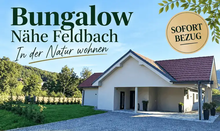 Privatverkauf! "Wohnfertiger Bungalow mit Stil" Feldbach Nähe 