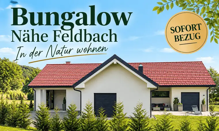  "Wohnen mit Stil im Grünen" Bungalow/ Nähe Bad Gleichenberg