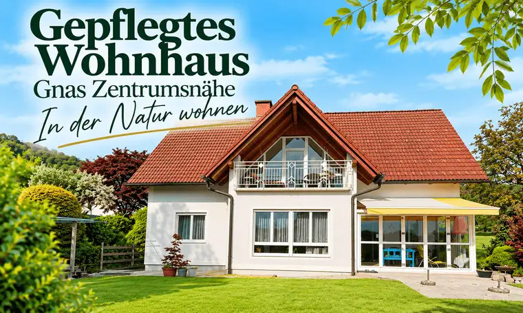 "Wohnen im Grünen" Gepflegtes Einfamilienhaus in Gnas
