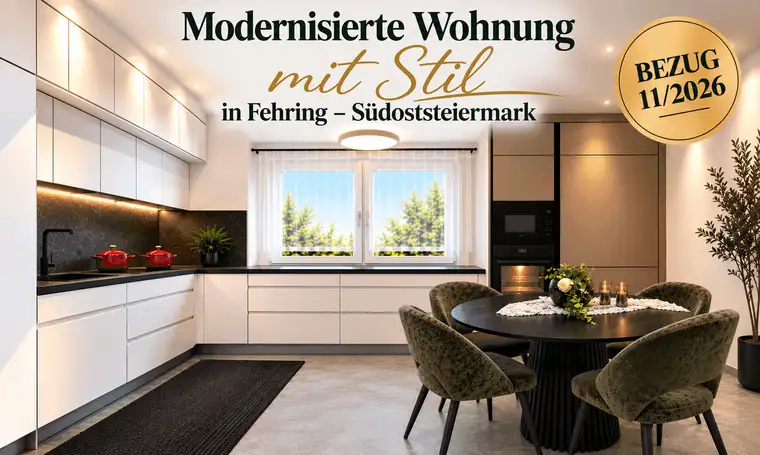 Modernisierte Wohnung mit Stil in Fehring-Südoststeiermark