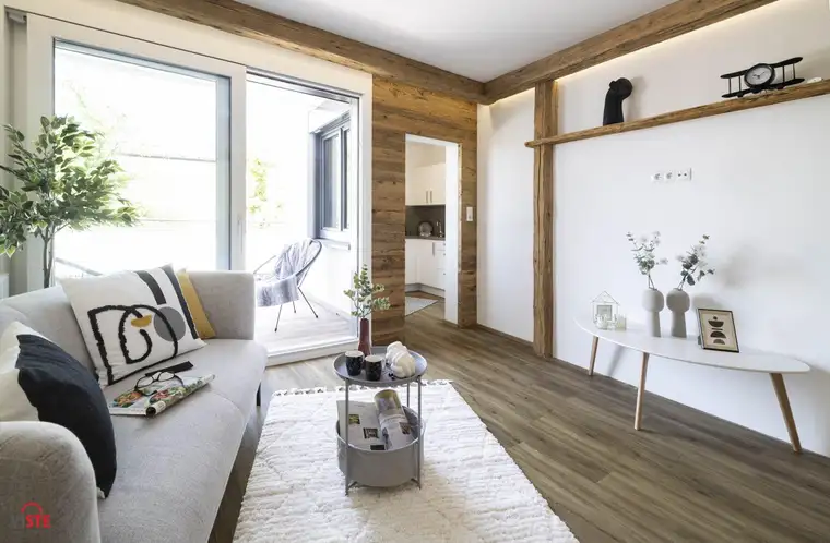 Alpiner Charme trifft moderne Eleganz: Perfekte Wohnung für stilbewusste Genießer in der Riedenburg!