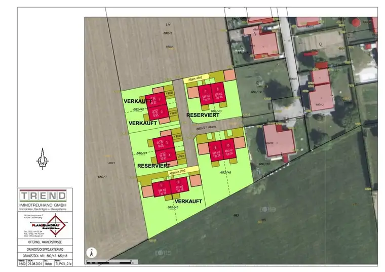 BAUSTART FIXIERT - NUR NOCH 6 EINHEITEN FREI - 2025 noch unterzeichnen und FESTPREIS sichern - großzügige Gartenflächen ab 342 m² - 10 Einheiten verfügbar - (Förderung möglich) - MUSTERHAUS VORHANDEN
