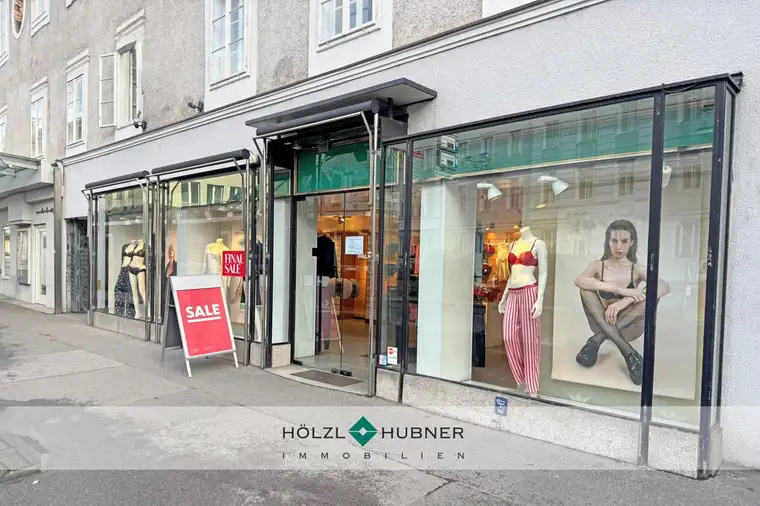 Einzigartige Geschäftsfläche mit hervorragender Sichtbarkeit in Salzburg