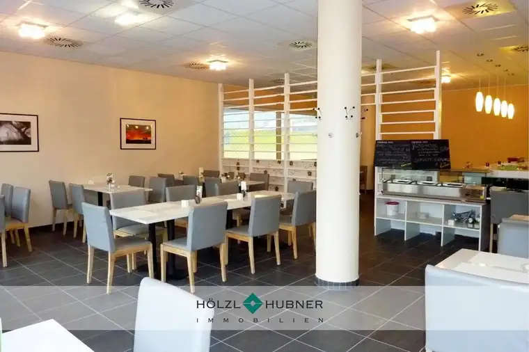 Gastronomie in modernem Gebäude