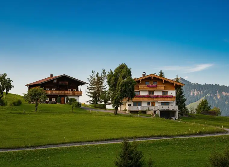 102 m² Dachgeschosswohnung in Fieberbrunn – Wohnen am Bauernhof in Traumlage