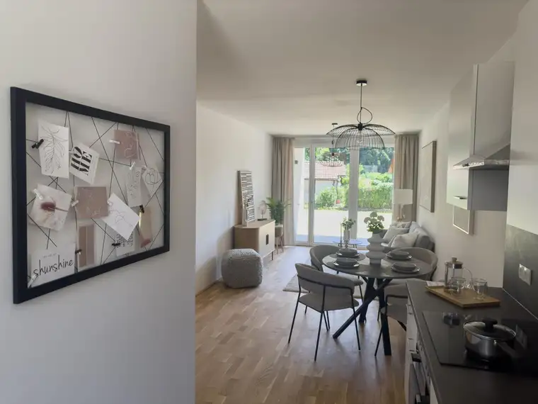 MODERNE 2-ZIMMER-ERSTBEZUGSWOHNUNG MIT BALKON IM MUR RESORT!