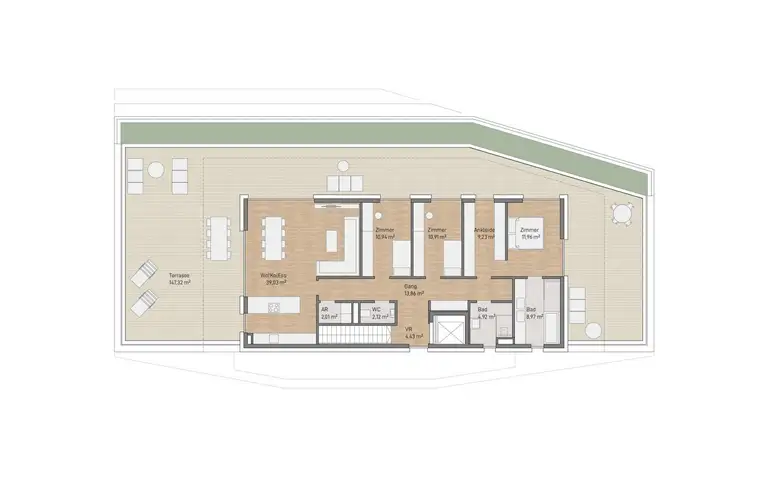 Penthouse-Wohnung in Grazer Bestlage!