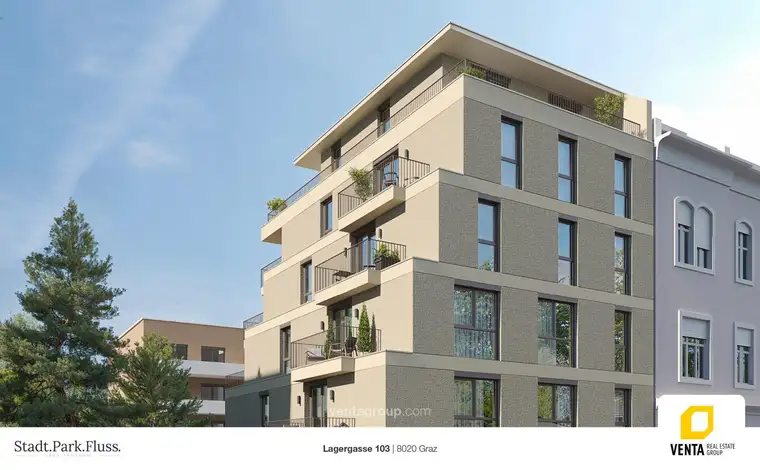 BAUSTART-AKTION -8,5%! Schöner wohnen im Projekt Stadt.Park.Fluss!