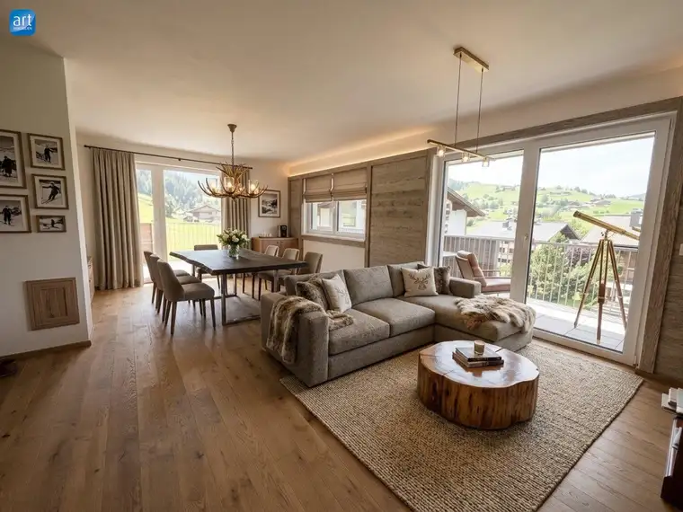Moderne 4-Zimmer-Wohnung in Kaprun, 96m², Balkon, 2 Bäder, 2 Stellplätze, Top Ausstattung!