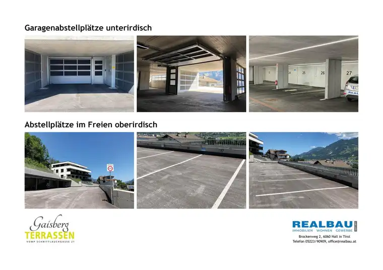Garagenplätze im Parkdeck ZUM KAUF, Vomp