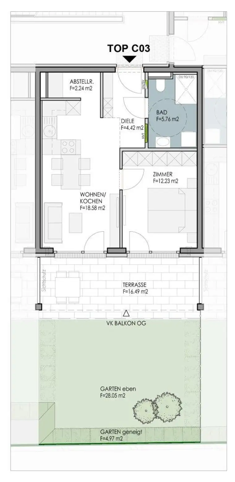 Singlewohnung =&gt; mietfrei in der Pension