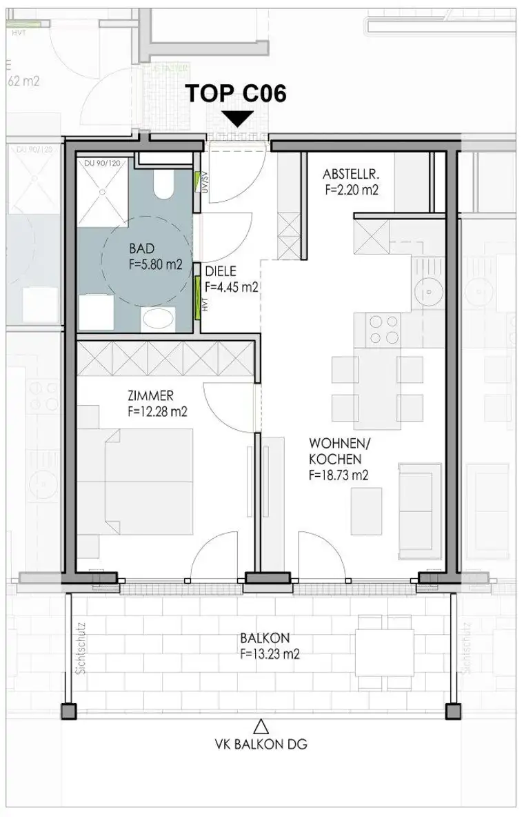 Neustart für jedes Lebensalter: 2-Zimmer-Wohnung 1.OG