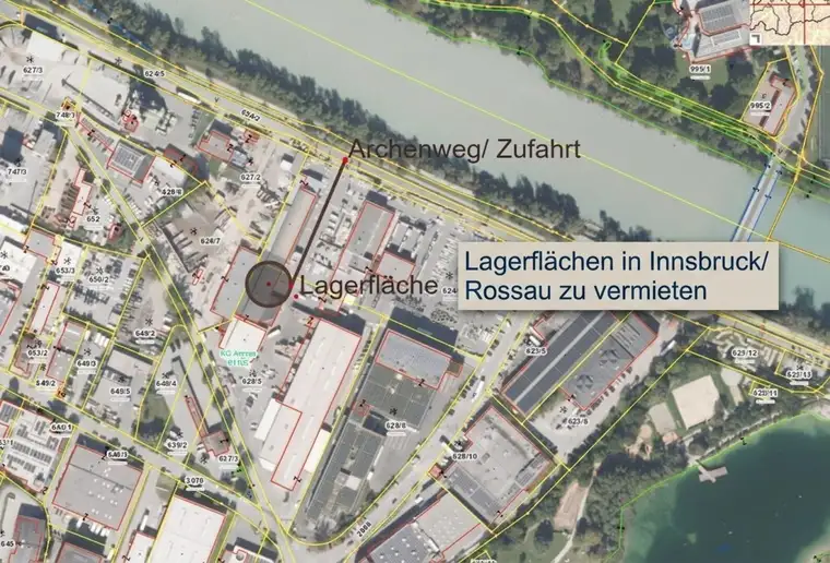 Lagerfläche ab 65 m² bis 270m² in Innsbruck/ Rossau, E-Ladestation, Top Lage, nur € 9,5/ m² zzgl. Mwst.