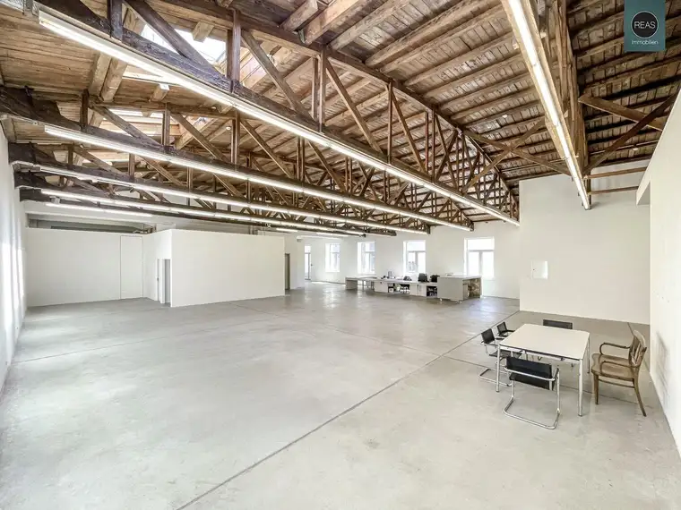 Atemberaubendes Loft in der Brotfabrik Wien mit toller Raumhöhe, herrlicher Terrasse und Stellplatz!