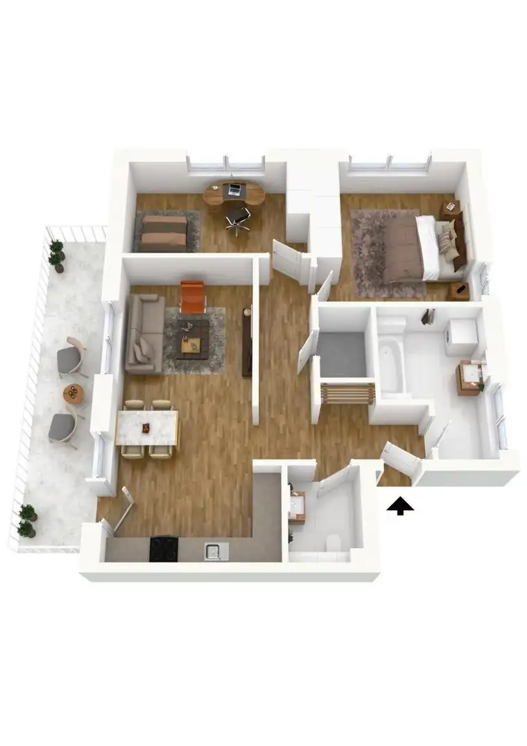 Angenehm Wohnen - Helle 3-Zimmerwohnung mit Balkon