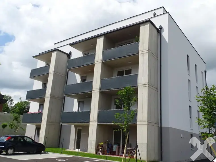 Vermietete 2-Zi-Wohnung mit Schrankraum und großem Balkon im 1. OG