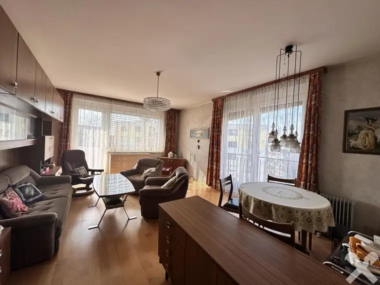 Helle 2 Zimmer-Wohnung mit Loggia und Parkplatz - Nähe ORF Graz-St. Peter