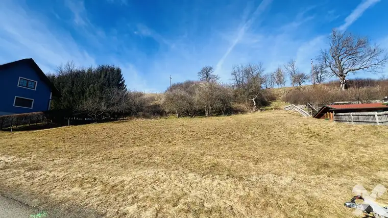 Sonniger Baugrund in leichter Südhanglage