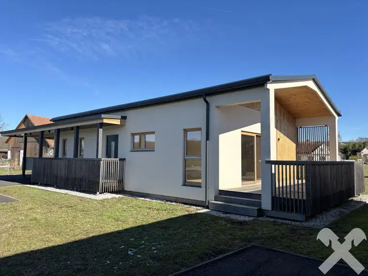 Moderner Neubau Bungalow - Wohnen auf einer Ebene nähe Bad Waltersdorf