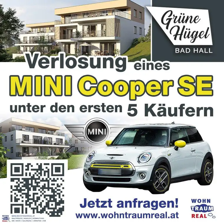 "Grüne Hügel" Bad Hall - GARTENWOHNUNG TOP 2-2 - €10.000 Gutschein Einbauküche INKLUSIVE!!