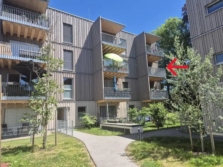 Top A06 im Baumwerk Freistadt! 88,19 m² WNFL + Balkon + Loggia, 3 Zimmer, Küche möbliert, inkl. Tiefgarage! Barrierefrei!