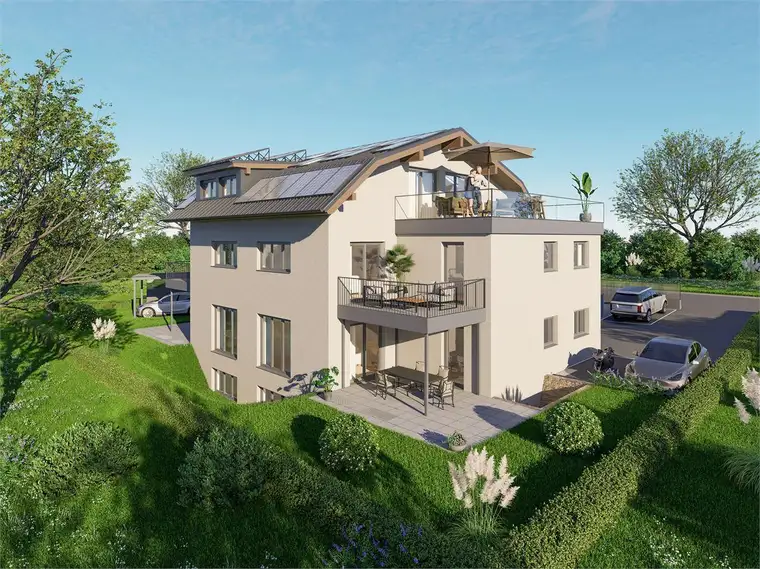 Neubauprojekt am Grünland! traumhafte 3 Zimmerwohnung mit Balkon in Wals/Käferheim 