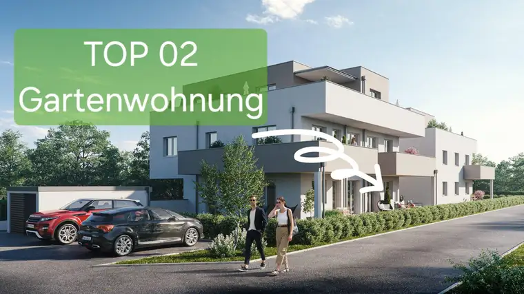 Eigenheim macht glücklich! Moderne Erdgeschosswohnung mit 2 Tiefgaragenplätzen!