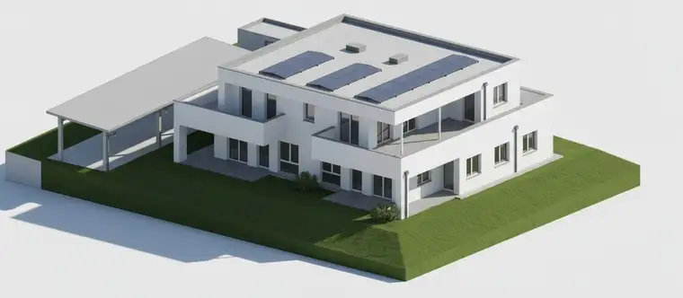 Eigenheim macht Glücklich! Erstbezug in Kematen: Moderne Wohnung mit Süd- Ostterrasse , Carport &amp; flexiblen Räumen, nähe Golfplatz!