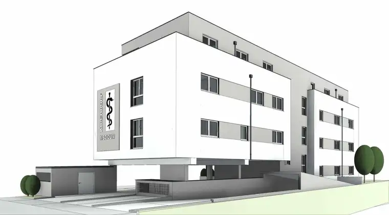 Moderne Praxis 163m² in Kirchdorf, neuwertig, KfW 40, Fußbodenheizung, Carport!