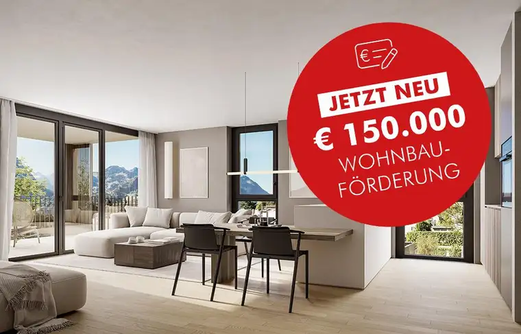 Wohnglück den Bergen so nah: 3-Zimmer Wohntraum mit Terrasse und Wohnbauförderung (Top B07)