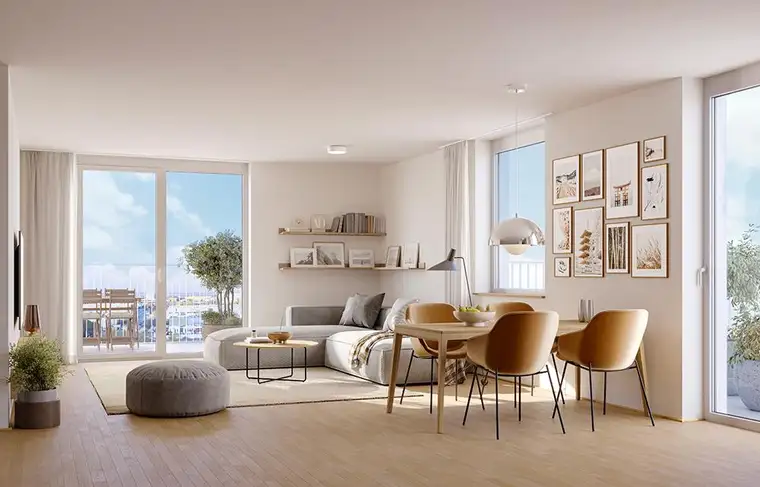 Single Dachgeschosstraum mit über 20 m² Terrasse, kleinem Garten und mega Aussicht