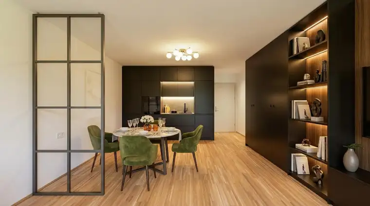 Ideale 1-Zimmer Gartenwohnung zur Miete (Top C1.03)