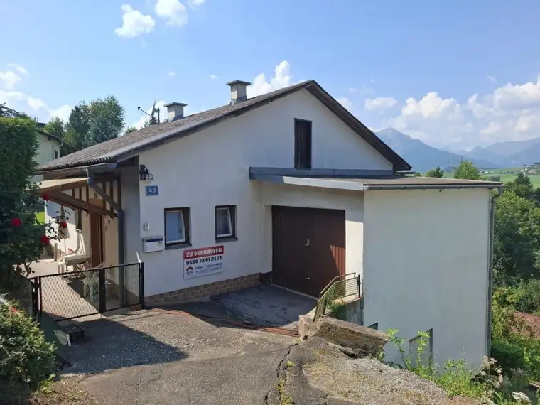 Preisreduktion: Ruhig gelegenes Wohnhaus mit Grund in Hanglage in St. Peter-Freienstein nahe Leoben zu kaufen !