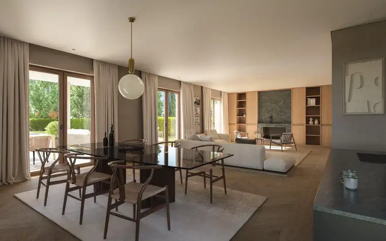 BAUSTART ERFOLGT - Erstbezugs-Gartenwohnung mit exklusiver Ausstattung &amp; Pool direkt an der Salzach in der Josefiau!