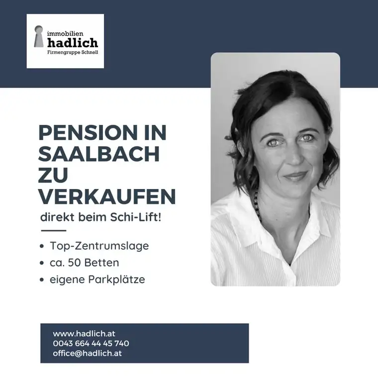 PENSION in SAALBACH ZU VERKAUFEN!Top-Zentrumslage und direkter Lifteinstieg!