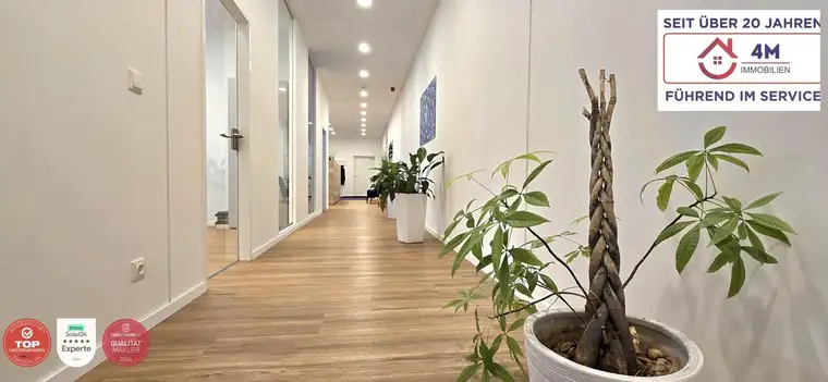 Modernes 6 Zimmer - Büro mit 13 Stellplätze zum Vermieten
