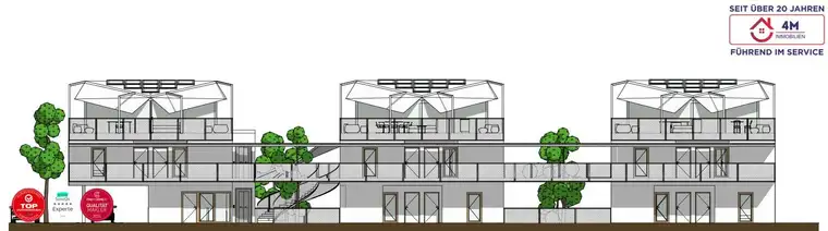 ☀️ 865 m² rechteckiges Grundstück mit Potential für 3 hochwertige Einzelhäuser 700 m² NFL ☀️ 