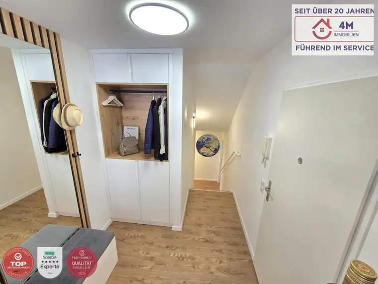Modernisierte 3 Zimmer Terrassenwohnung an der Donaupromenade Nähe U6 , S-Bahn