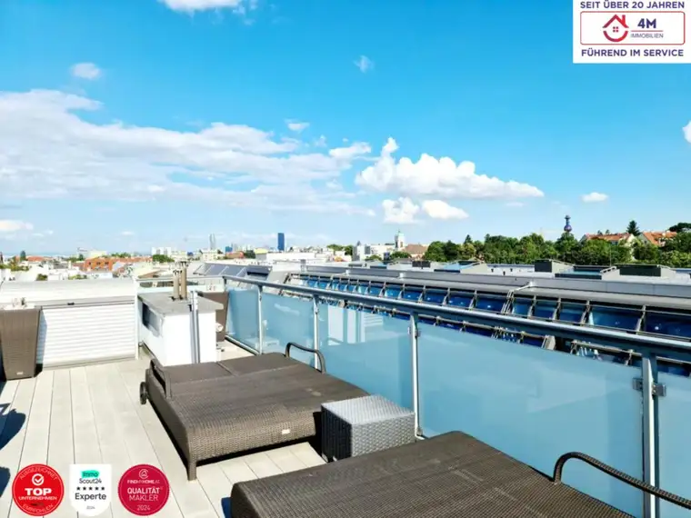 Moderne 5-Zimmer Maisonette mit 3x Terrassen in Rudolfinergasse