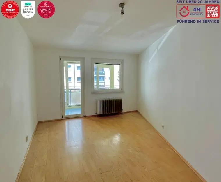 3-Zimmer-Wohnung mit Loggia – innenhofseitig &amp; direkt bei der U6 Dresdnerstraße