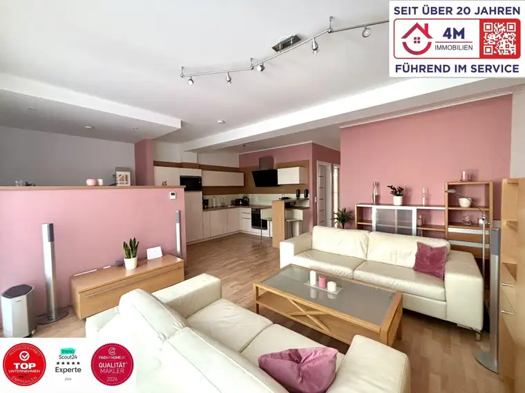 Stillvolle 3-Zi-Wohnung mit Garten &amp; Terrasse in Brunn am Gebirge – 70m²