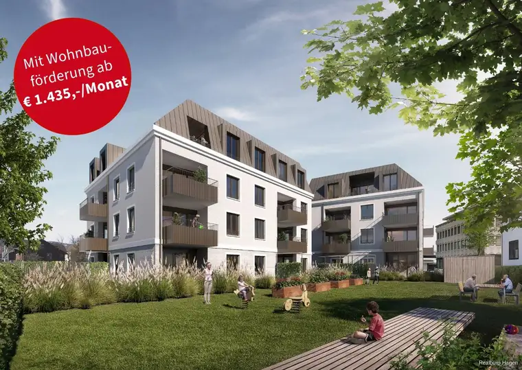 Neubau im Zentrum - Top A.063,5-Zimmerwohnung im 2. OGWOHNBAUFÖRDERUNG