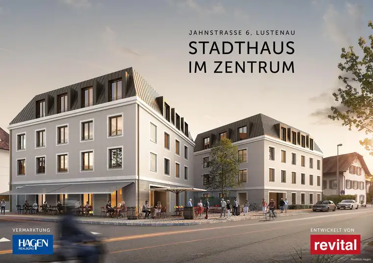 Stadthaus im Zentrum - Top B.053-Zimmerwohnung im 1. OG
